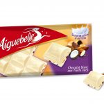 Packaging chocolat blanc aux fruits secs Aiguebelle